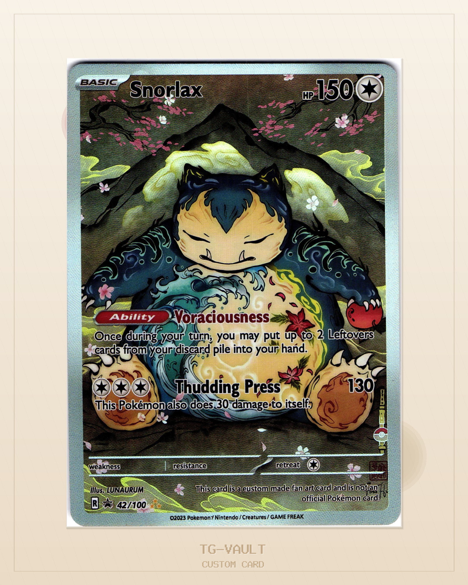 SNORLAX – JAPANESE ARTWORK SNORLAX – JAPANESE ARTWORK – verfügbar bei TG Vault