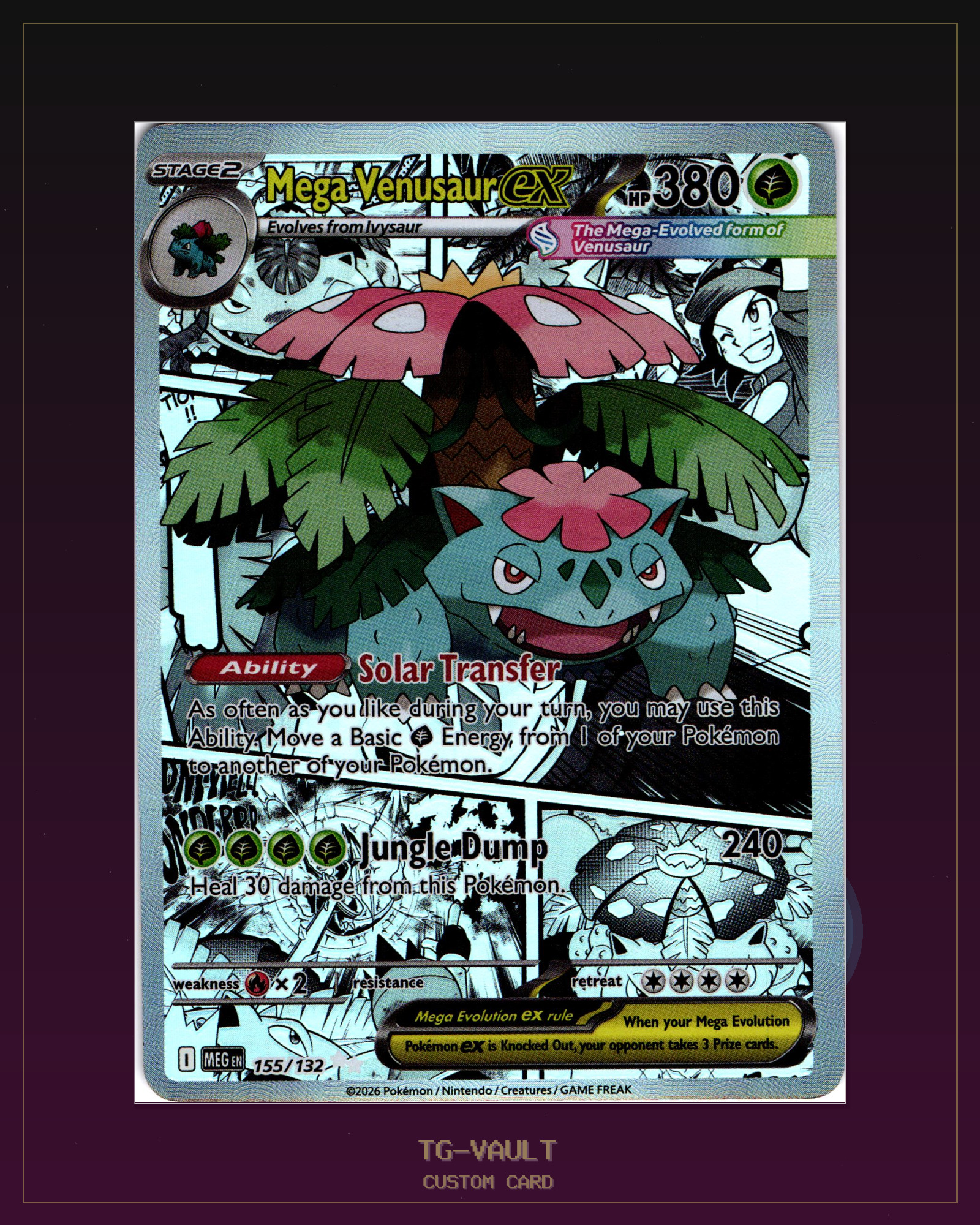 VENUSAUR – COMIC VENUSAUR – COMIC – verfügbar bei TG Vault