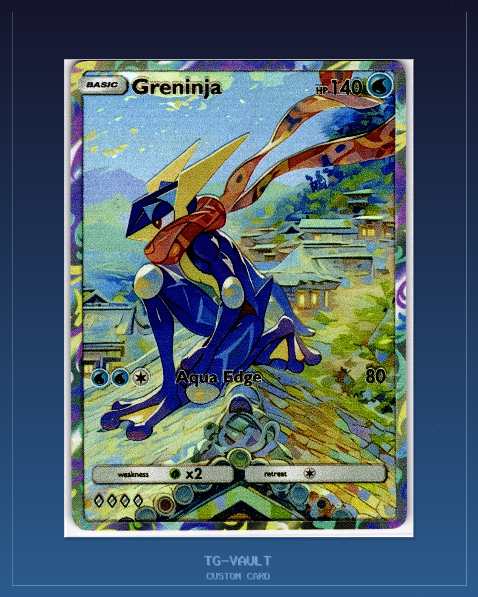 GRENINJA – WATERCOLOR GRENINJA – WATERCOLOR – verfügbar bei TG Vault