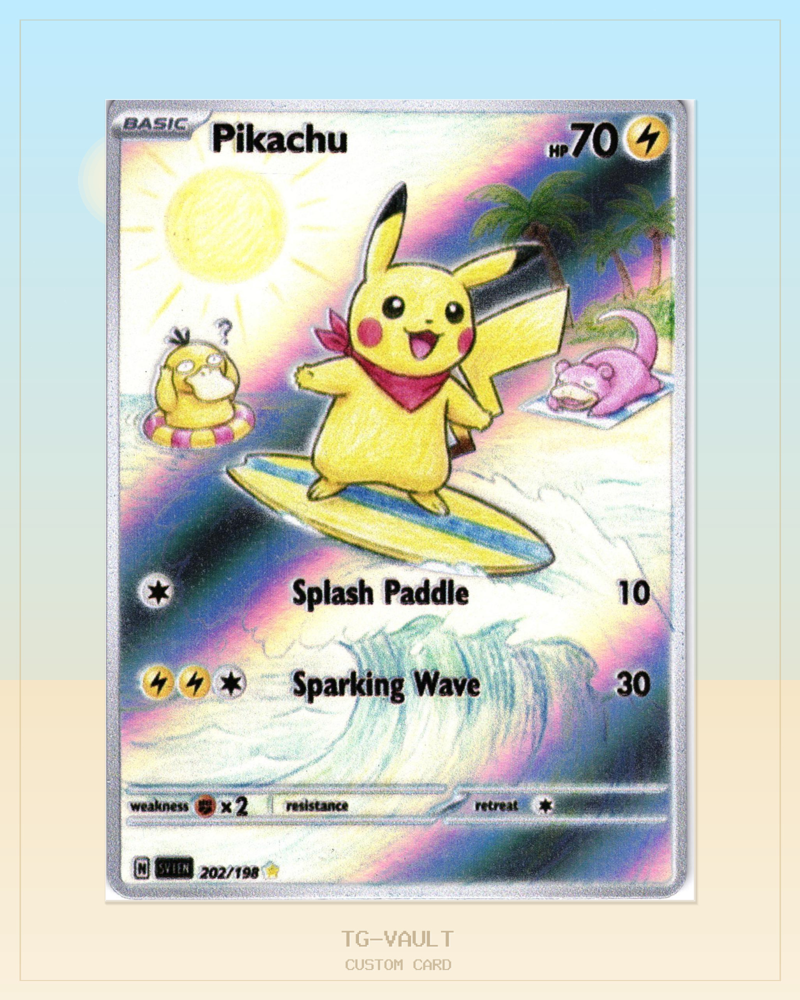 PIKACHU-SPLASH-PADDLE – BEACH PIKACHU-SPLASH-PADDLE – BEACH – verfügbar bei TG Vault