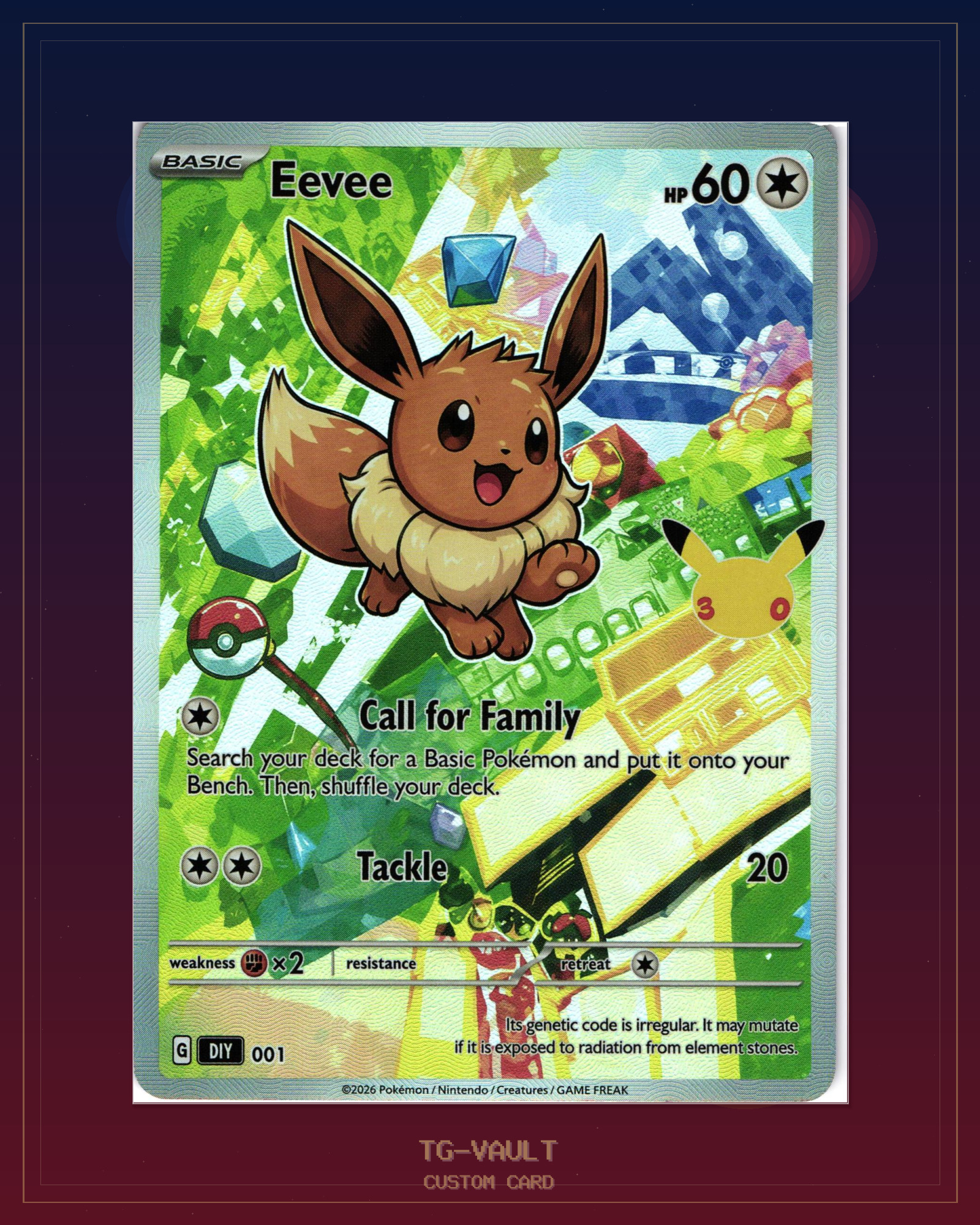 EEVEE – 30TH ANNIVERSARY EEVEE – 30TH ANNIVERSARY – aktuell ausverkauft bei TG Vault