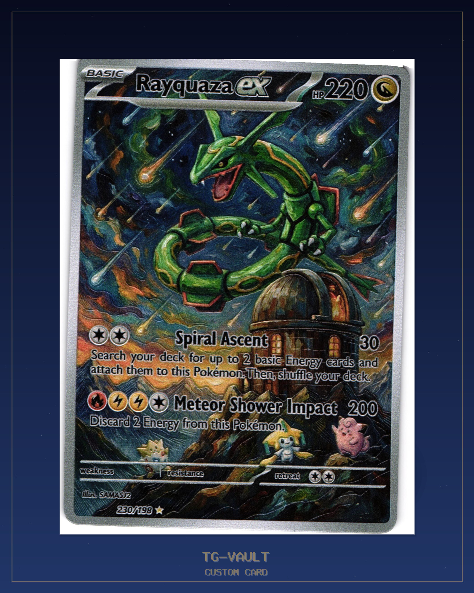 RAYQUAZA – STARRY NIGHT RAYQUAZA – STARRY NIGHT – verfügbar bei TG Vault