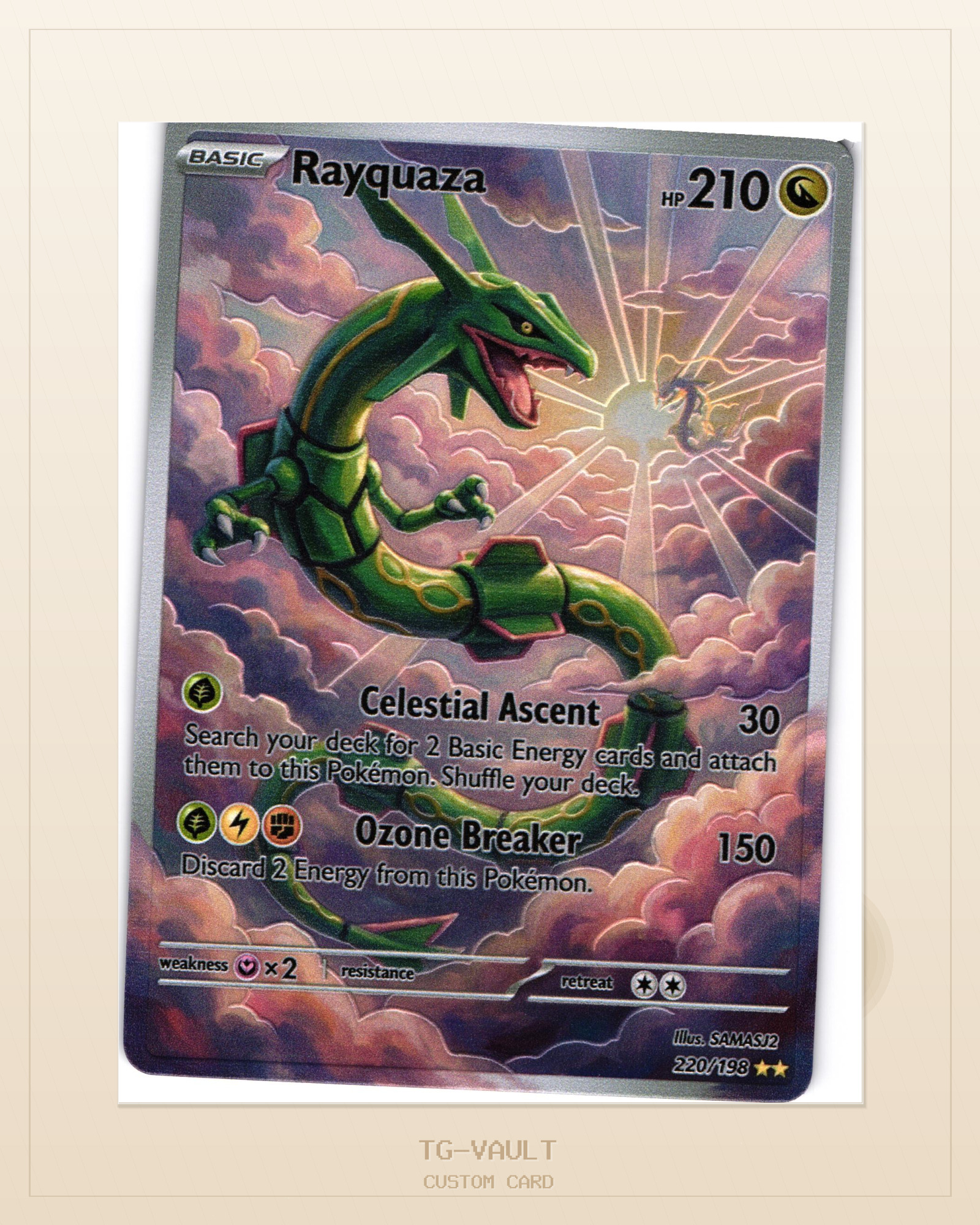 RAYQUAZA – DREAM SKY ARTWORK RAYQUAZA – DREAM SKY ARTWORK – verfügbar bei TG Vault