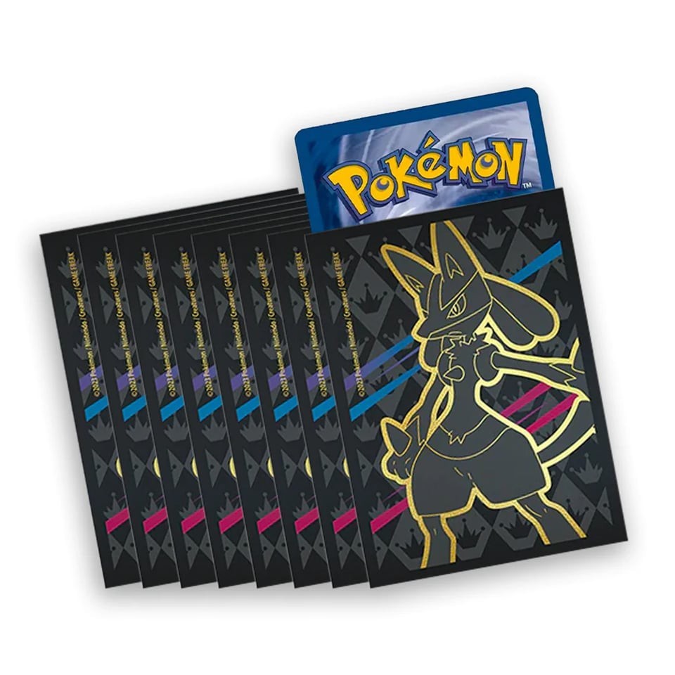 Pokémon Kartenhüllen – Crown Zenith Lucario – 65 Sleeves – Sleeves & Schutz bei TG Vault