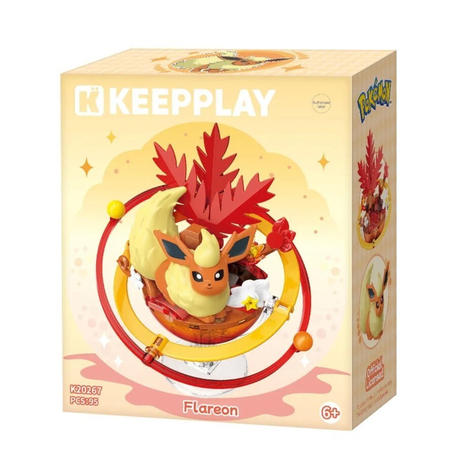 Pokémon Keeppley Flareon Bausteine Figur Planet Serie K20267 – Collector Gear bei TG Vault