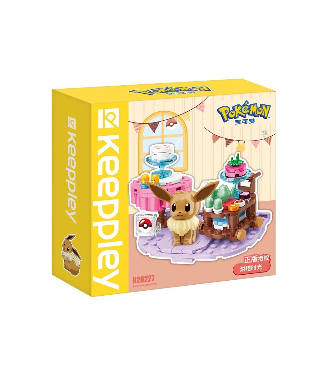 Pokémon Keeppley Eevee Baking Time Bausteine Figur Diorama K20227 – Collector Gear bei TG Vault