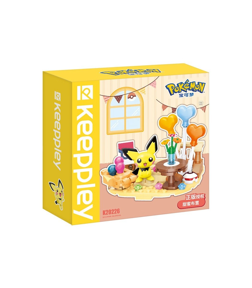 Pokémon Keeppley Pichu Café Bausteine Figur Diorama K20226 – Collector Gear bei TG Vault